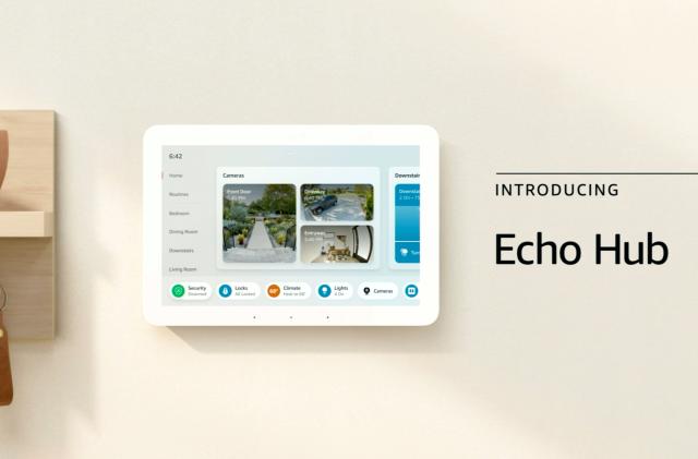 Priced at $180, Amazon's Echo Hub is a new smart home control center designed to make it easier to manage all the devices in your house. 