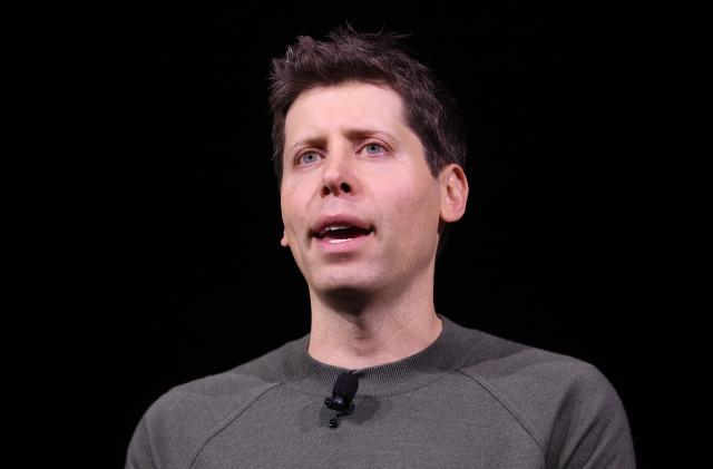 SAN FRANCISCO, CALIFORNIA - NOVEMBER 06: OpenAI CEO Sam Altman speaks during the OpenAI DevDay event on November 06, 2023 in San Francisco, California. Altman delivered the keynote address at the first-ever Open AI DevDay conference.(Photo by Justin Sullivan/Getty Images)