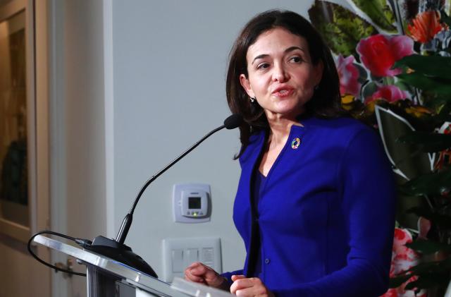 Sheryl Sandberg, COO of Facebook and current chair of the Global Internet Forum to Counter Terrorism (GIFCT), gives a news conference on the sidelines during the 2019 United Nations Climate Action Summit at U.N. headquarters in New York City, New York, U.S., September 23, 2019. REUTERS/Yana Paskova