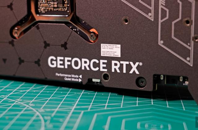NVIDIA GeForce RTX 4070 Ti backside