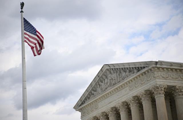 The US Supreme Court is seen in Washington, DC, on October 9, 2023. (Photo by Mandel NGAN / AFP) (Photo by MANDEL NGAN/AFP via Getty Images)