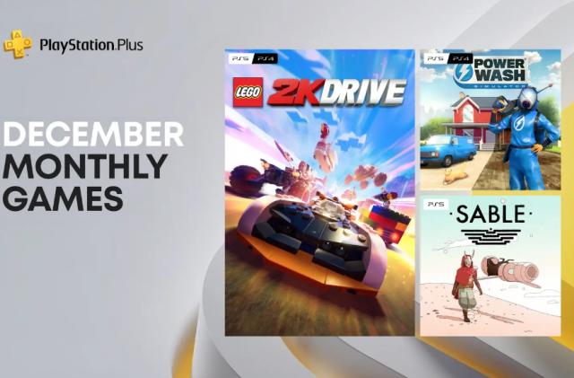 An ad for PS Plus games.